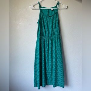 OLD NAVY, Braided Slip Dress, Green Print, Size: XS